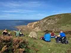 Lunch spot - might be overlooking Polpry Cove